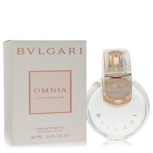 Omnia Crystalline by Bvlgari Eau De Toilette Refillable Spray 3.4 oz (Women)