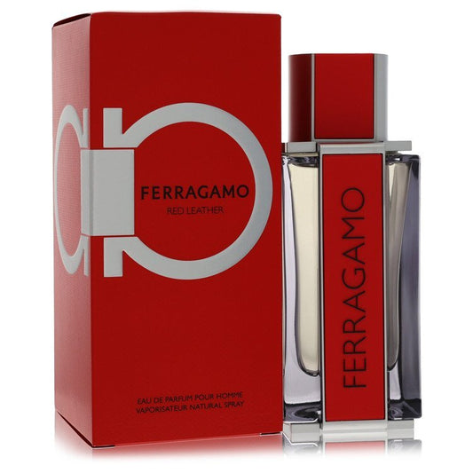 Salvatore Ferragamo Red Leather by Salvatore Ferragamo Eau De Parfum Spray 3.4 oz (Men)