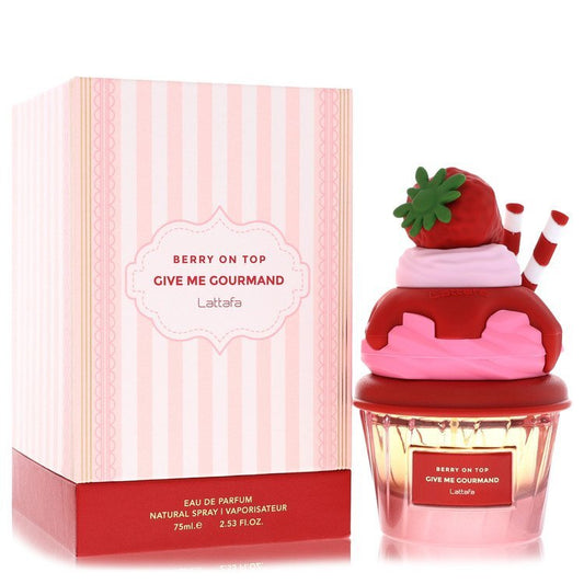Lattafa Gourmand Berry on Top by Lattafa Eau De Parfum Spray (Unisex) 2.5 oz (Women)