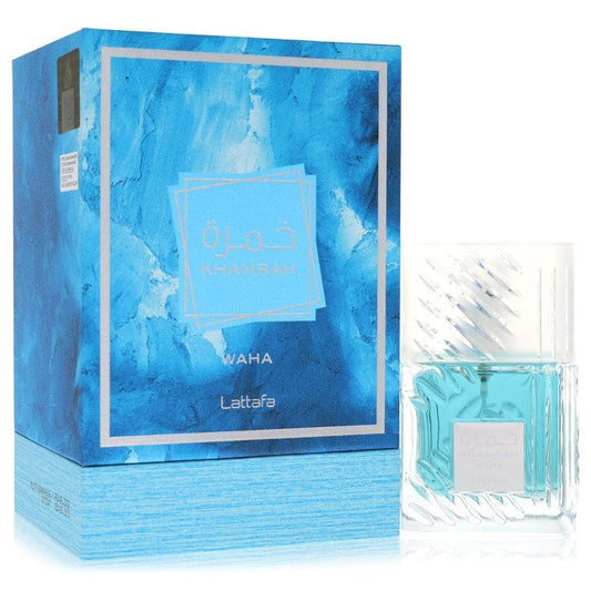 Lattafa Khamrah Waha by Lattafa Eau De Parfum Spray (Unisex) 3.4 oz (Women)